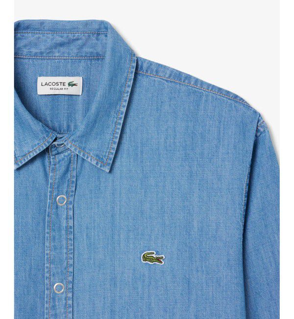 LACOSTE「ライトウェイトデニムシャツ」|シャツ・ブラウス|
