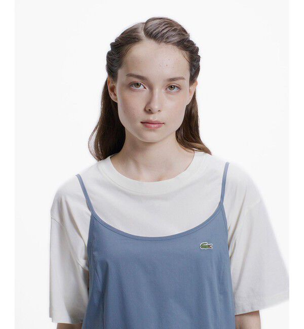 LACOSTE「ストレッチタイプライターキャミドレス / キャミワンピース」|ワンピース|