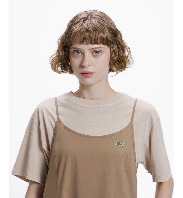 LACOSTE「ストレッチタイプライターキャミドレス / キャミワンピース」|ワンピース|