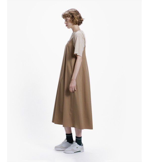 LACOSTE「ストレッチタイプライターキャミドレス / キャミワンピース」|ワンピース|