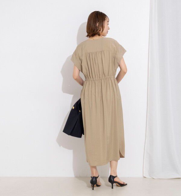 NOLLEY'S「ウォッシャブル前タックワンピース」|ワンピース|
