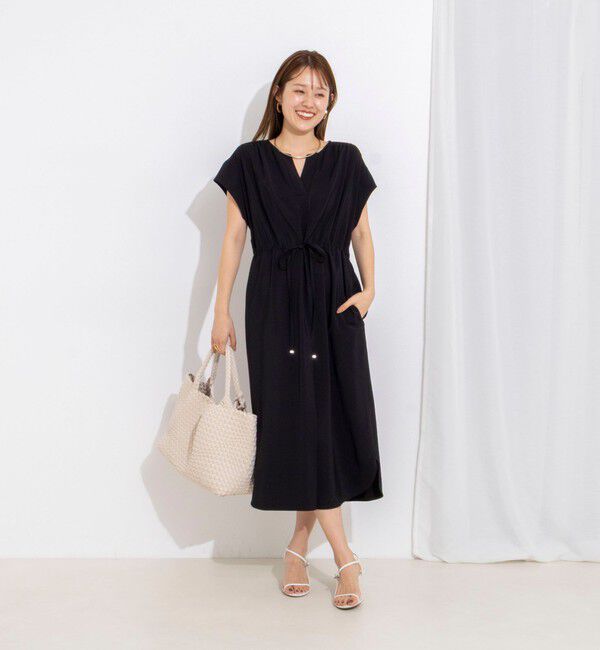 NOLLEY'S「ウォッシャブル前タックワンピース」|ワンピース|