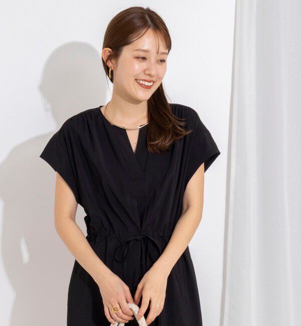 NOLLEY'S「ウォッシャブル前タックワンピース」|ワンピース|