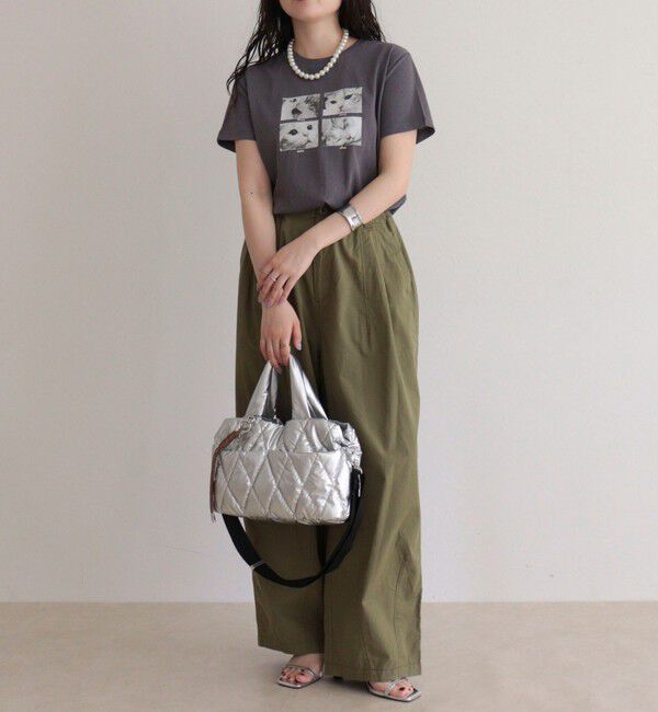 fredy emue「刺しゅう入りCAT PHOTO Tシャツ」|Tシャツ・カットソー|