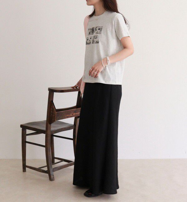 fredy emue「刺しゅう入りCAT PHOTO Tシャツ」|Tシャツ・カットソー|