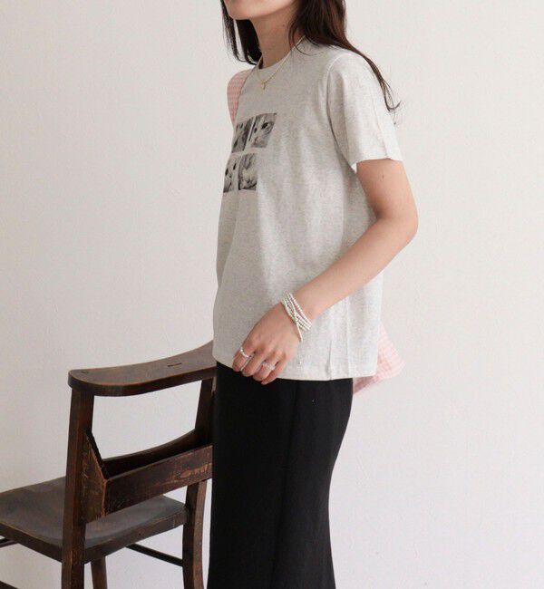 fredy emue「刺しゅう入りCAT PHOTO Tシャツ」|Tシャツ・カットソー|