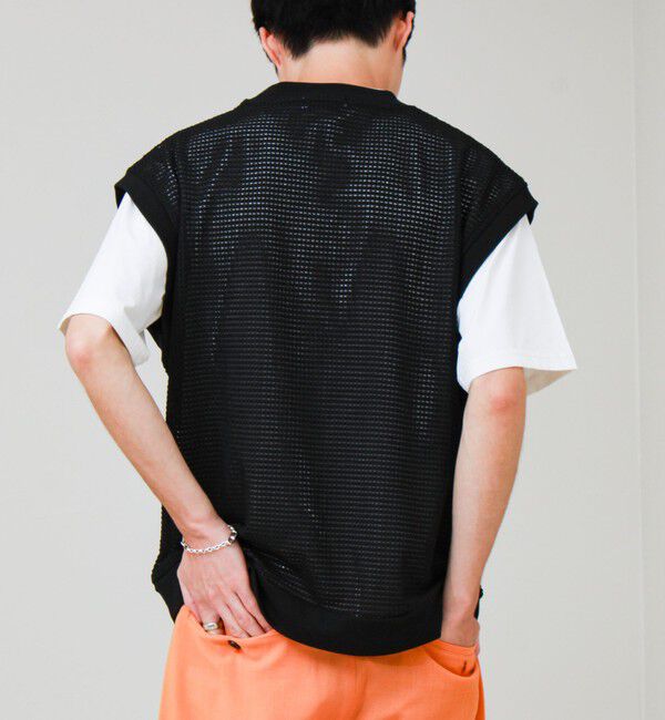 GLOSTER「【2点セット】メッシュベスト アンサンブルTEE」|Tシャツ・カットソー|