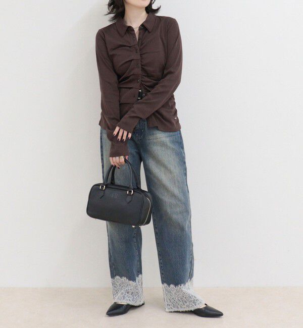 fredy emue「フロントタックシャツカーディガン」|Tシャツ・カットソー|