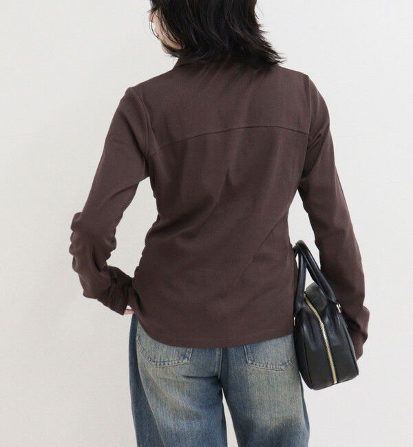 fredy emue「フロントタックシャツカーディガン」|Tシャツ・カットソー|