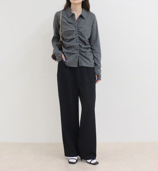 fredy emue「フロントタックシャツカーディガン」|Tシャツ・カットソー|