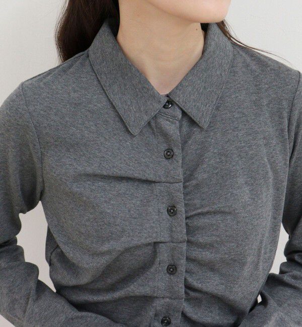 fredy emue「フロントタックシャツカーディガン」|Tシャツ・カットソー|