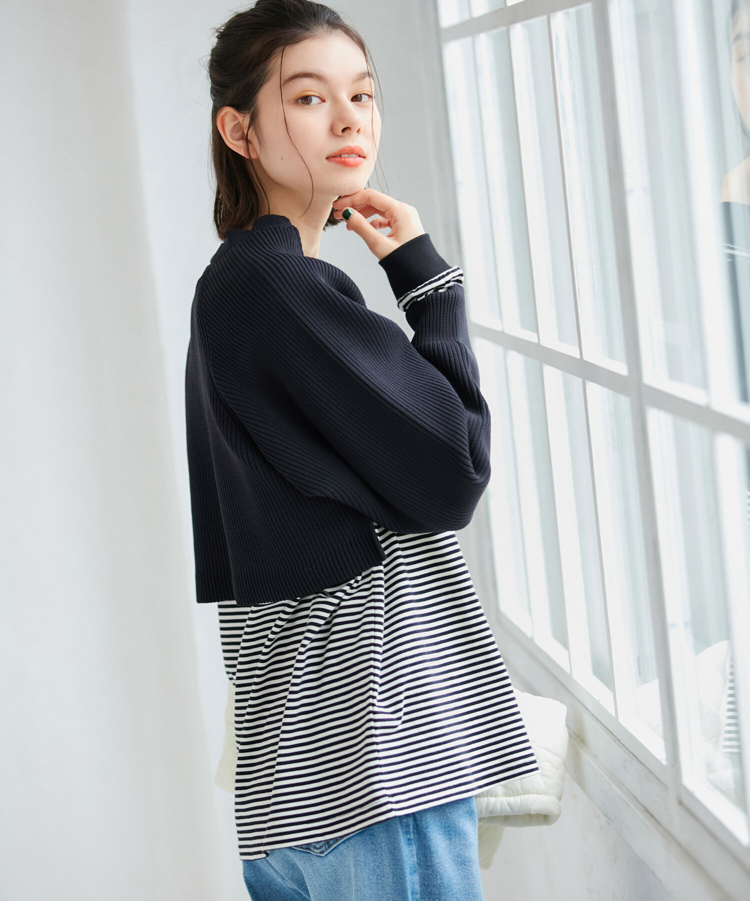 ROPE' PICNIC R「スポンディッシュショートカーディガン」|カーディガン|