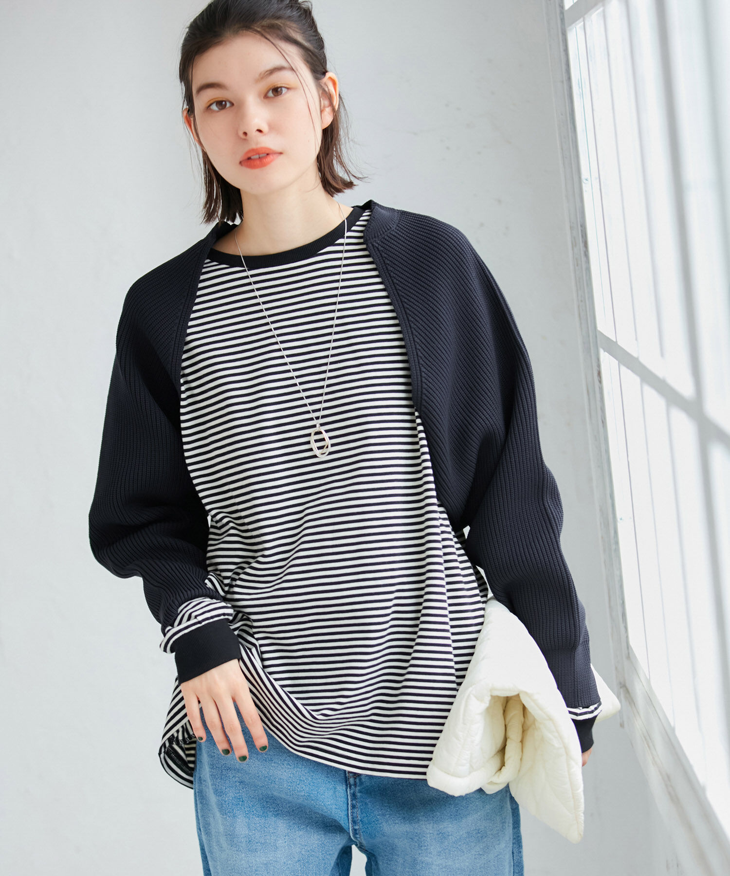 ROPE' PICNIC R「スポンディッシュショートカーディガン」|カーディガン|