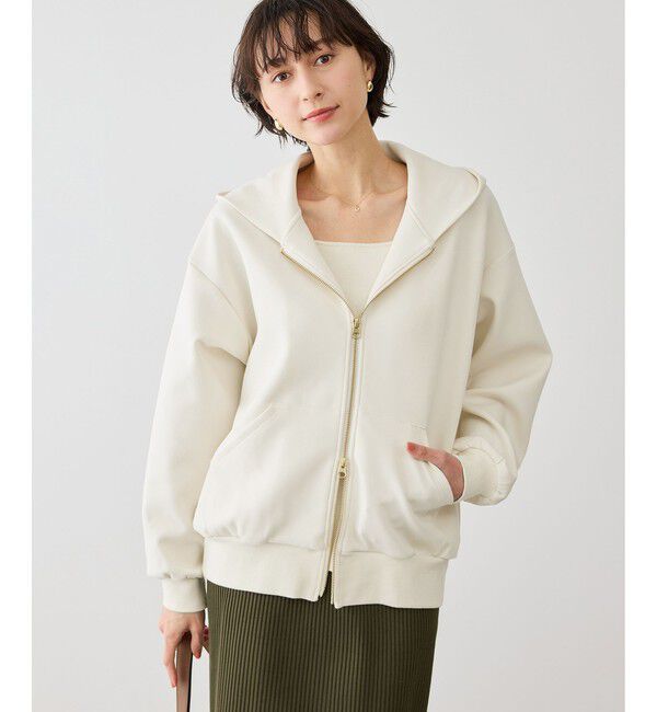 Rope&rsquo;Picnic「コクーンシルエットダブルジップフーディ」|パーカー|