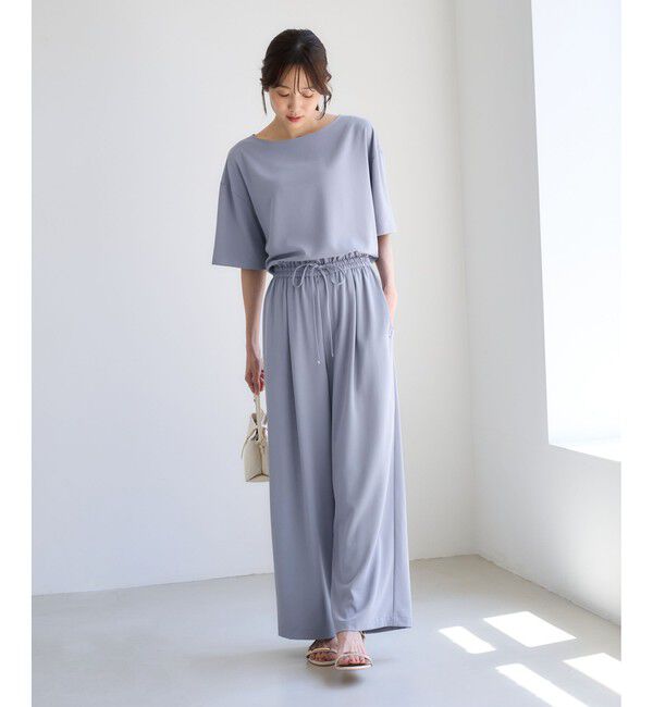 Rope&rsquo;Picnic「【一部店舗限定】ジョーゼットTeeブラウス/UVケア・接触冷感・防シワ」|シャツ・ブラウス|