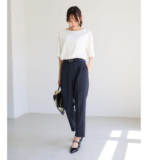 Rope&rsquo;Picnic「【一部店舗限定】ジョーゼットTeeブラウス/UVケア・接触冷感・防シワ」|シャツ・ブラウス|