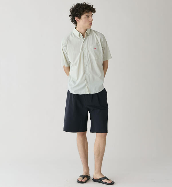 DANTON「DANTON | ナイロンタイプライター プランサーボタンダウン半袖シャツ MEN」|シャツ・ブラウス|