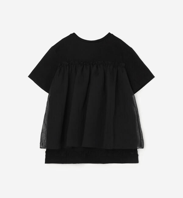  「eunoia｜オーガンジー レイヤードTシャツ WOMEN」|Tシャツ・カットソー|