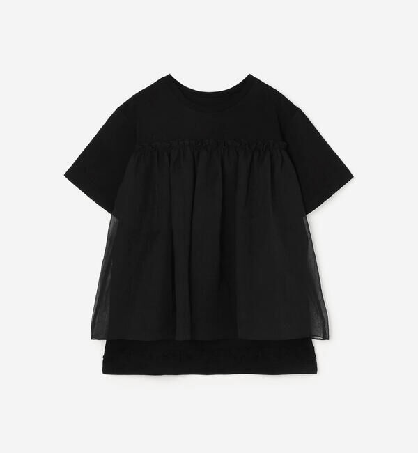  「eunoia｜オーガンジー レイヤードTシャツ WOMEN」|Tシャツ・カットソー|