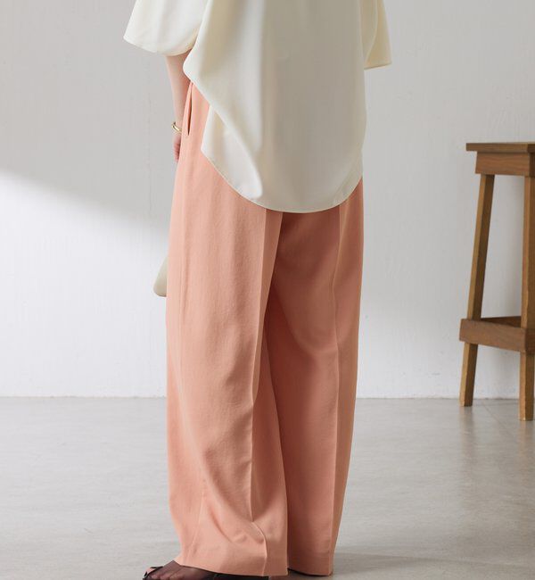  「《接触冷感/-3kg見え/5サイズ展開》ジャージワイドパンツ」|スラックス|