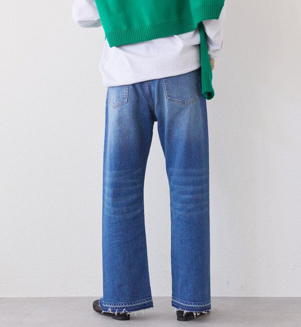  「【RIMH】【3サイズ展開/ストレッチ】カッティングデニム」|デニム|