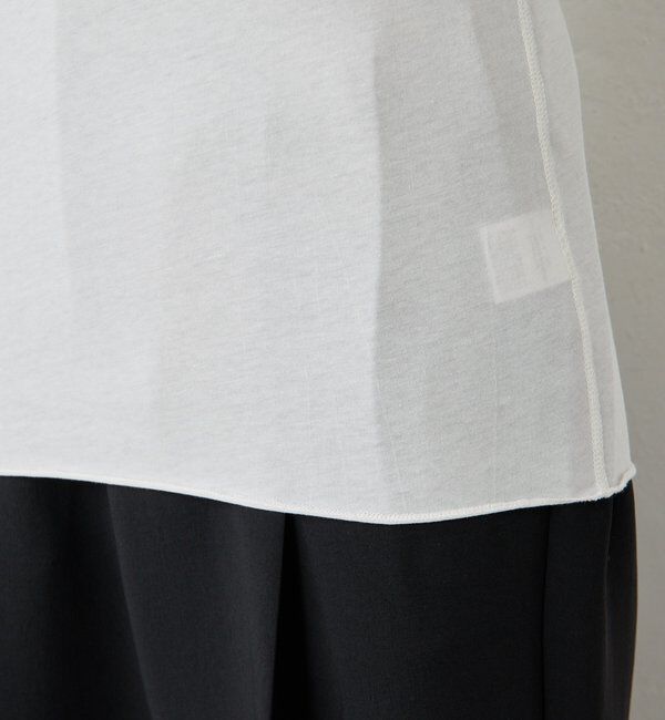  「【La nature linge】キュプラハイツイストヘンリーロンTee」|Tシャツ・カットソー|