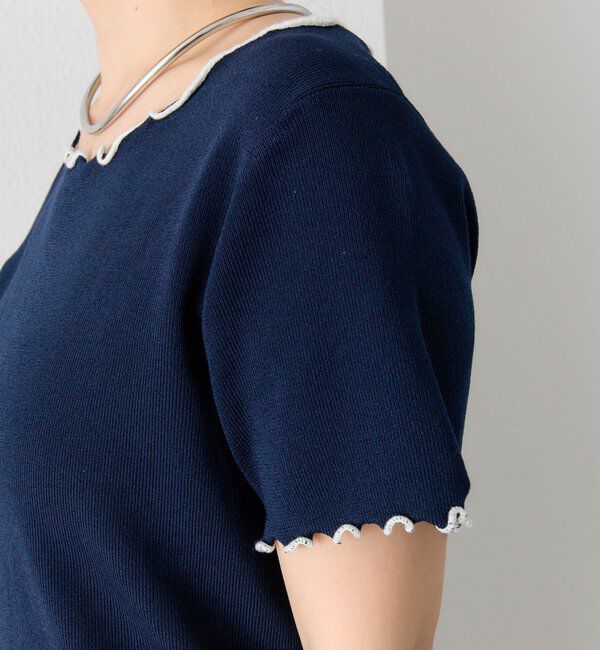  「配色メロウニットT」|Tシャツ・カットソー|