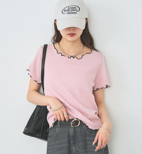  「配色メロウニットT」|Tシャツ・カットソー|