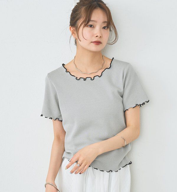  「配色メロウニットT」|Tシャツ・カットソー|