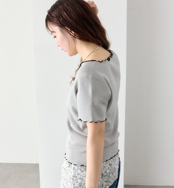 「配色メロウニットT」|Tシャツ・カットソー|