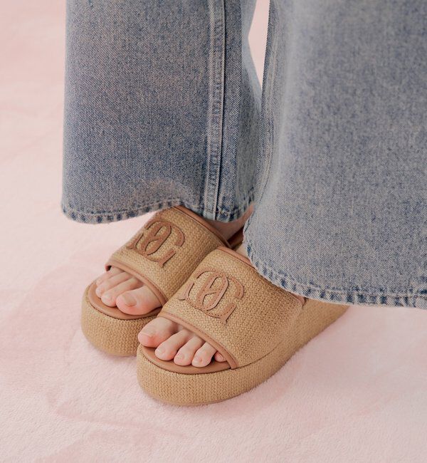  「厚底ジュートサンダル」|サンダル|