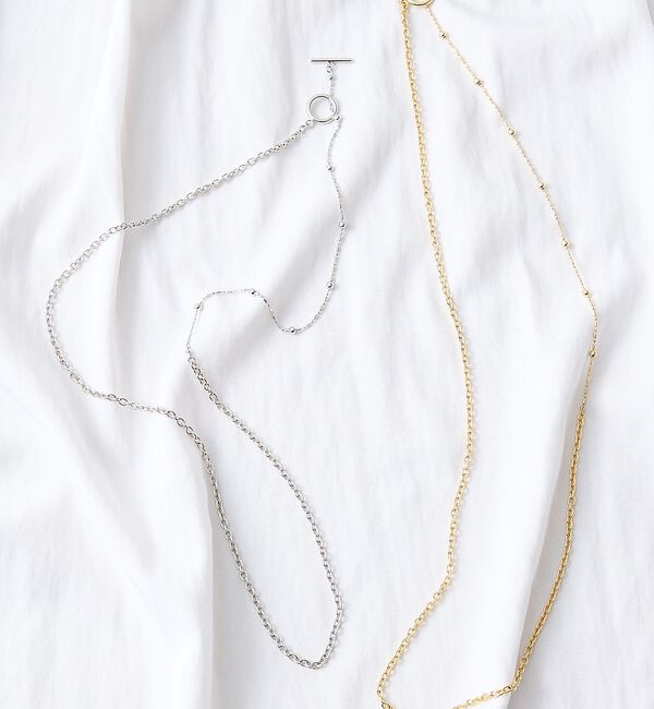 collex「【dignif】【金属アレルギー対応】ミックスチェーン2WAYネックレス」|ネックレス|
