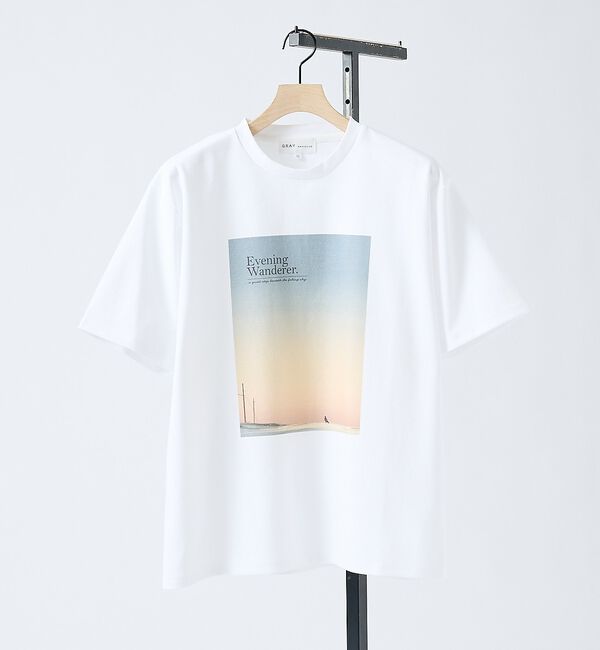 ABAHOUSE「【BIRD】 グラフィックTシャツ」|Tシャツ・カットソー|オレンジ
