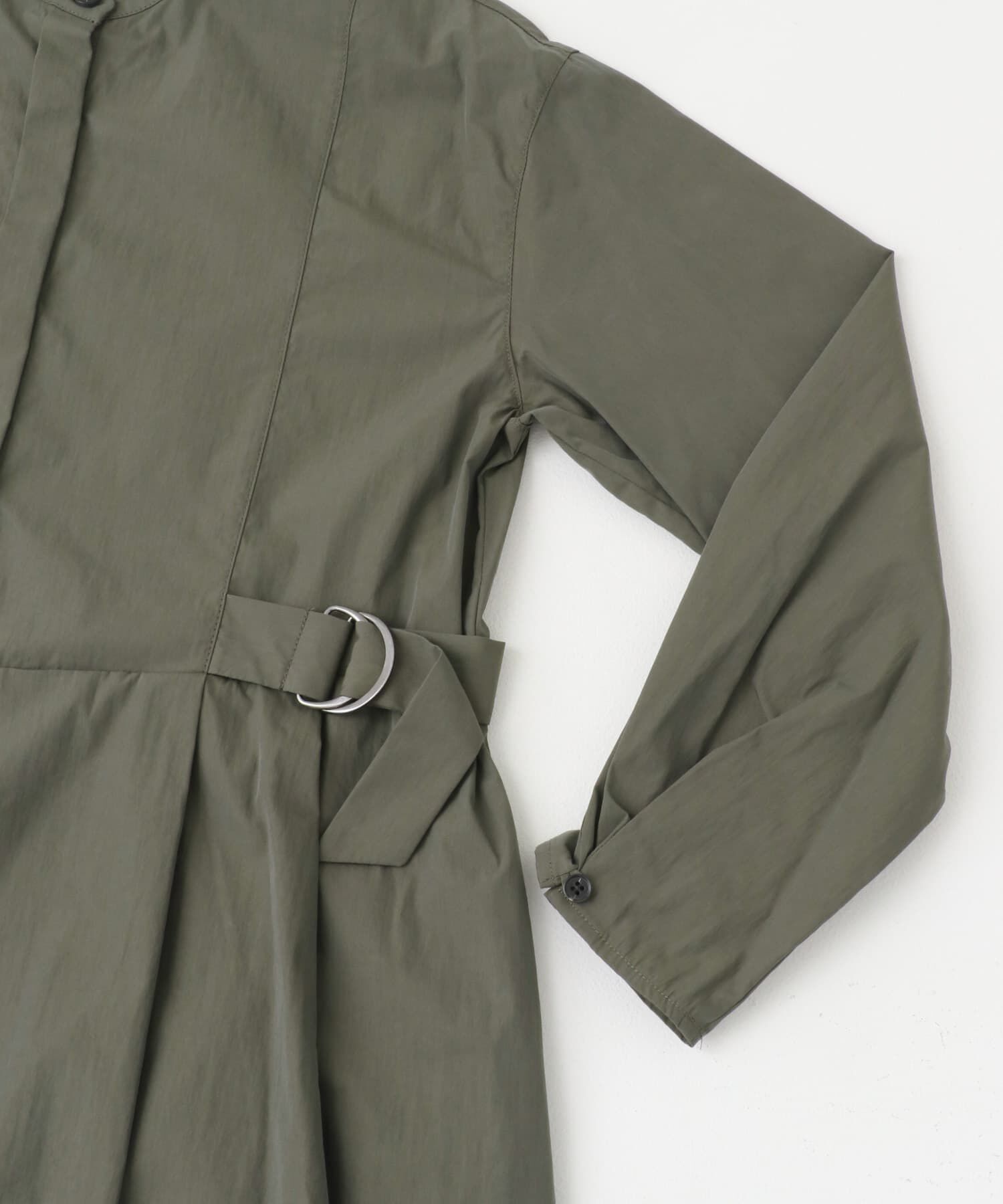 URBAN RESEARCH ROSSO「ハイネックサイドベルトシャツワンピース」|ワンピース|