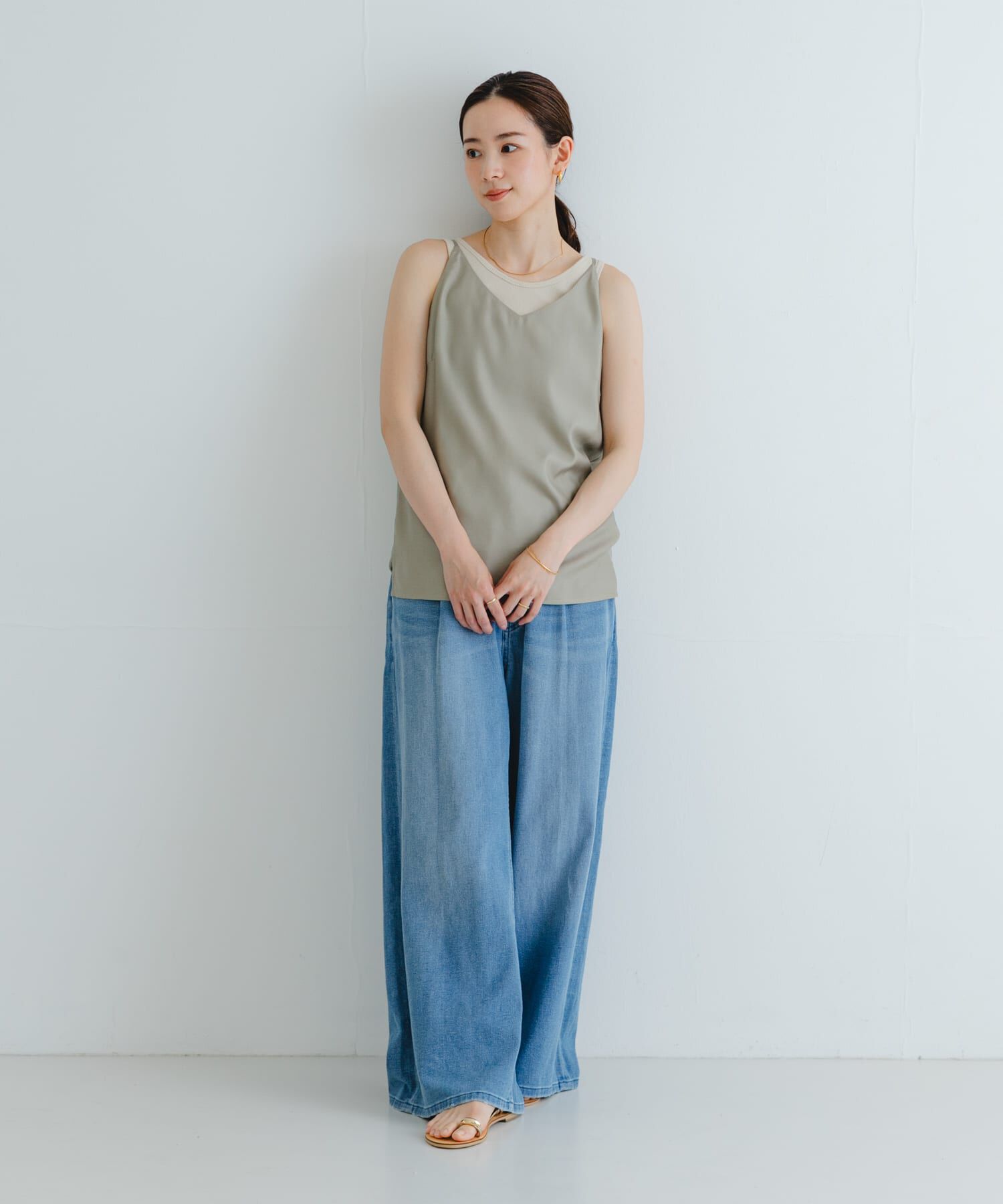 URBAN RESEARCH「『接触冷感』キュプラキャミトップ」|キャミソール|