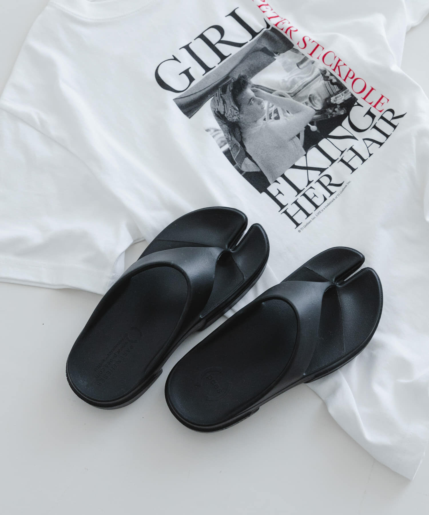 URBAN RESEARCH「Paes　Flip Flop」|サンダル|ブラック