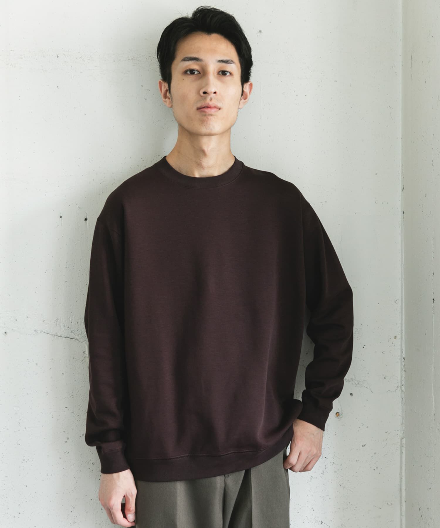 URBAN RESEARCH DOORS「シルケットダンボールロングスリーブTシャツ」|Tシャツ・カットソー|