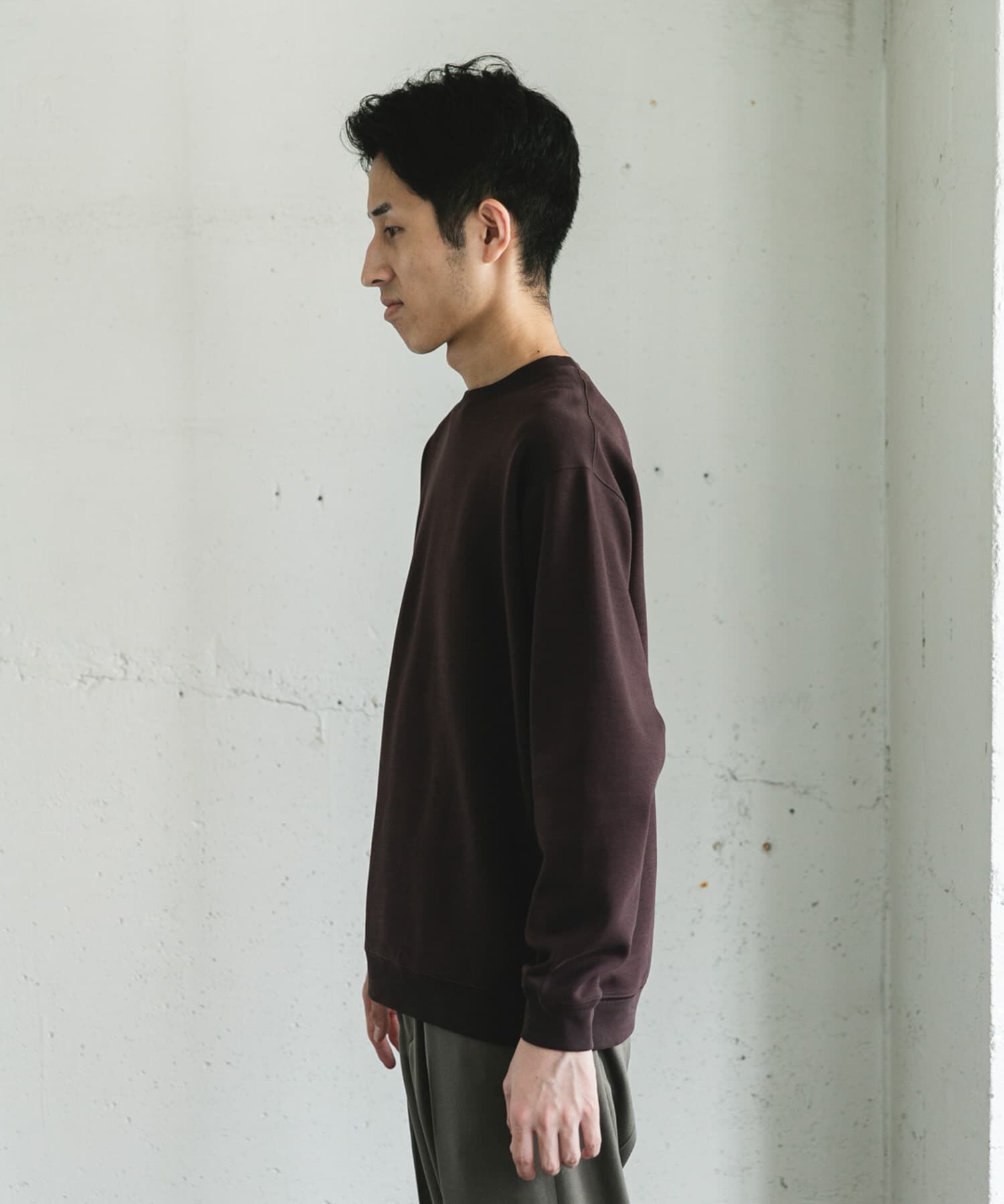URBAN RESEARCH DOORS「シルケットダンボールロングスリーブTシャツ」|Tシャツ・カットソー|