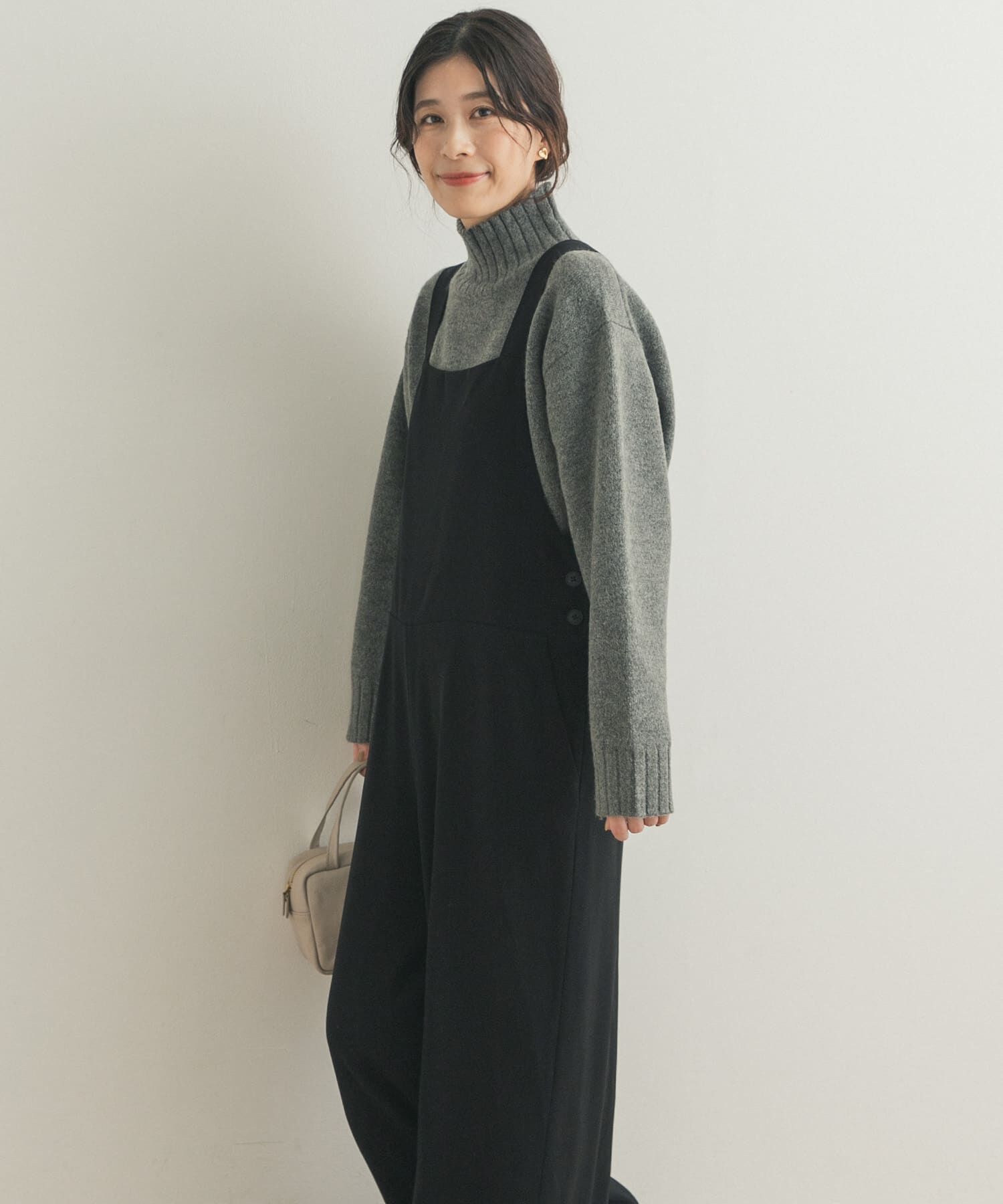 URBAN RESEARCH DOORS「リラックスイージーサロペット」|スカート|
