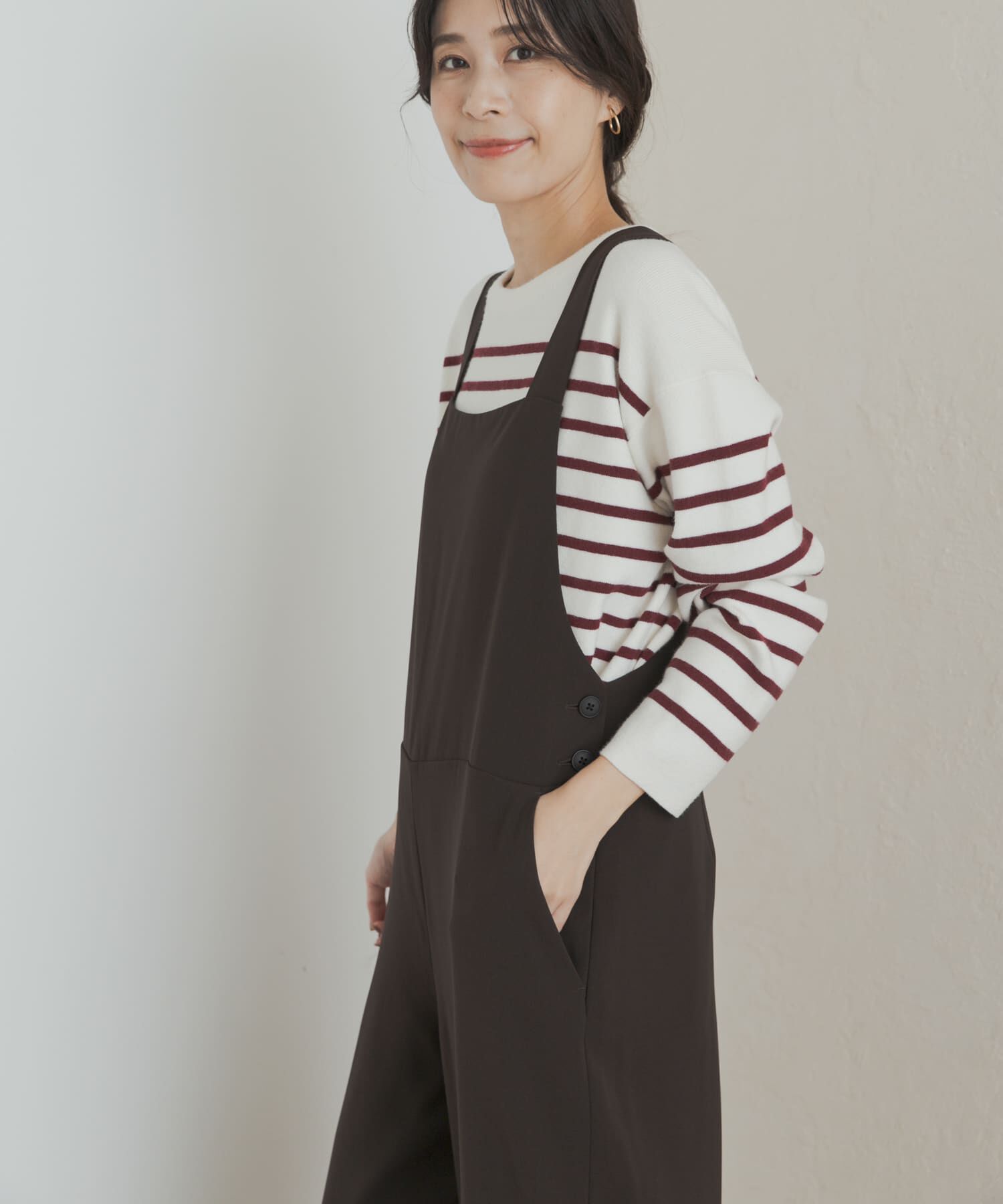 URBAN RESEARCH DOORS「リラックスイージーサロペット」|スカート|