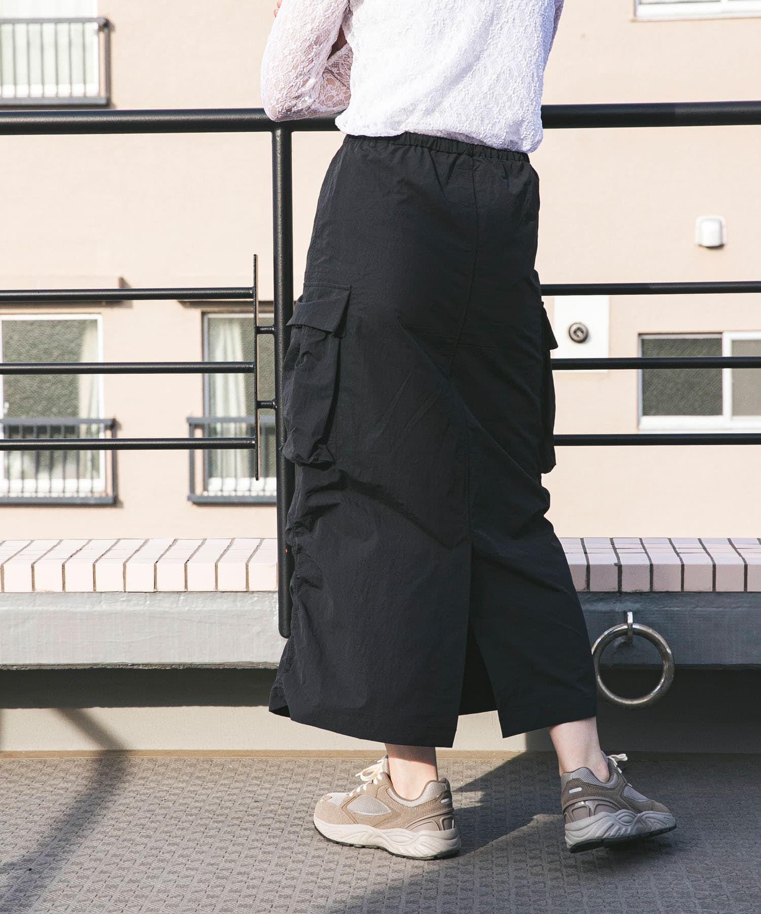 URBAN RESEARCH DOORS「『別注』Snow Peak Apparel&times;DOORS　 NYLON WASHER SKIRT」|スカート|