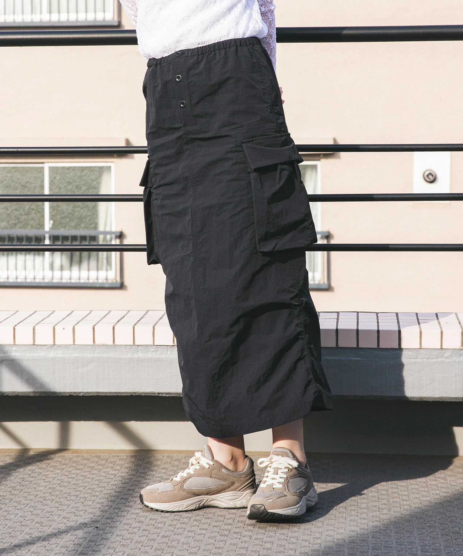 URBAN RESEARCH DOORS「『別注』Snow Peak Apparel&times;DOORS　 NYLON WASHER SKIRT」|スカート|