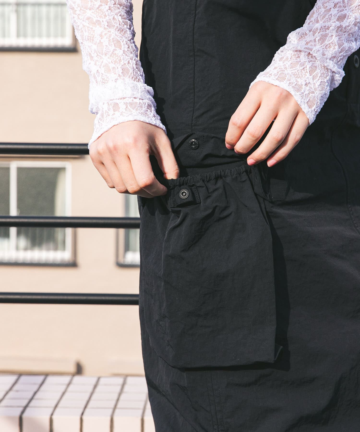 URBAN RESEARCH DOORS「『別注』Snow Peak Apparel&times;DOORS　 NYLON WASHER SKIRT」|スカート|