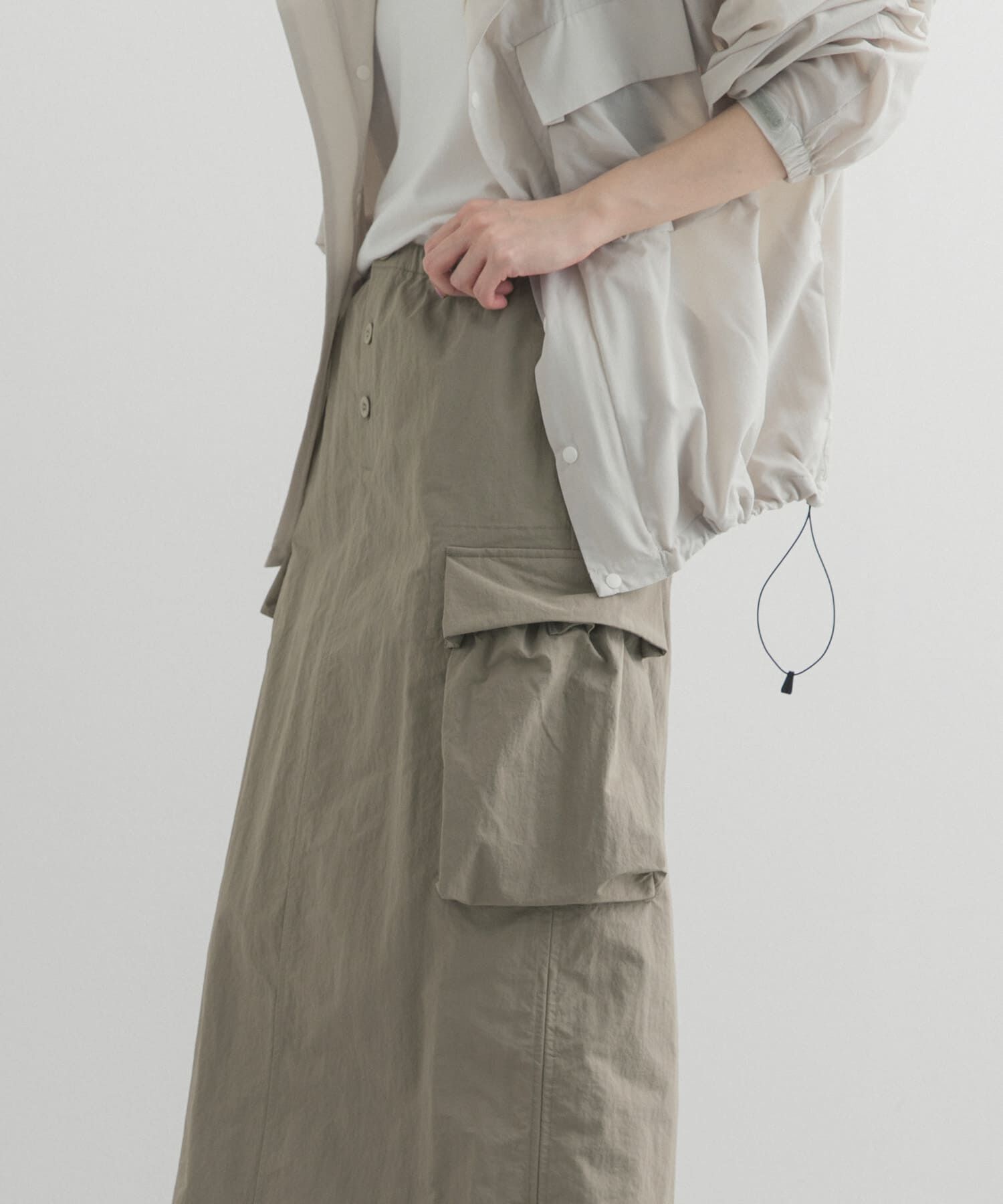 URBAN RESEARCH DOORS「『別注』Snow Peak Apparel&times;DOORS　 NYLON WASHER SKIRT」|スカート|