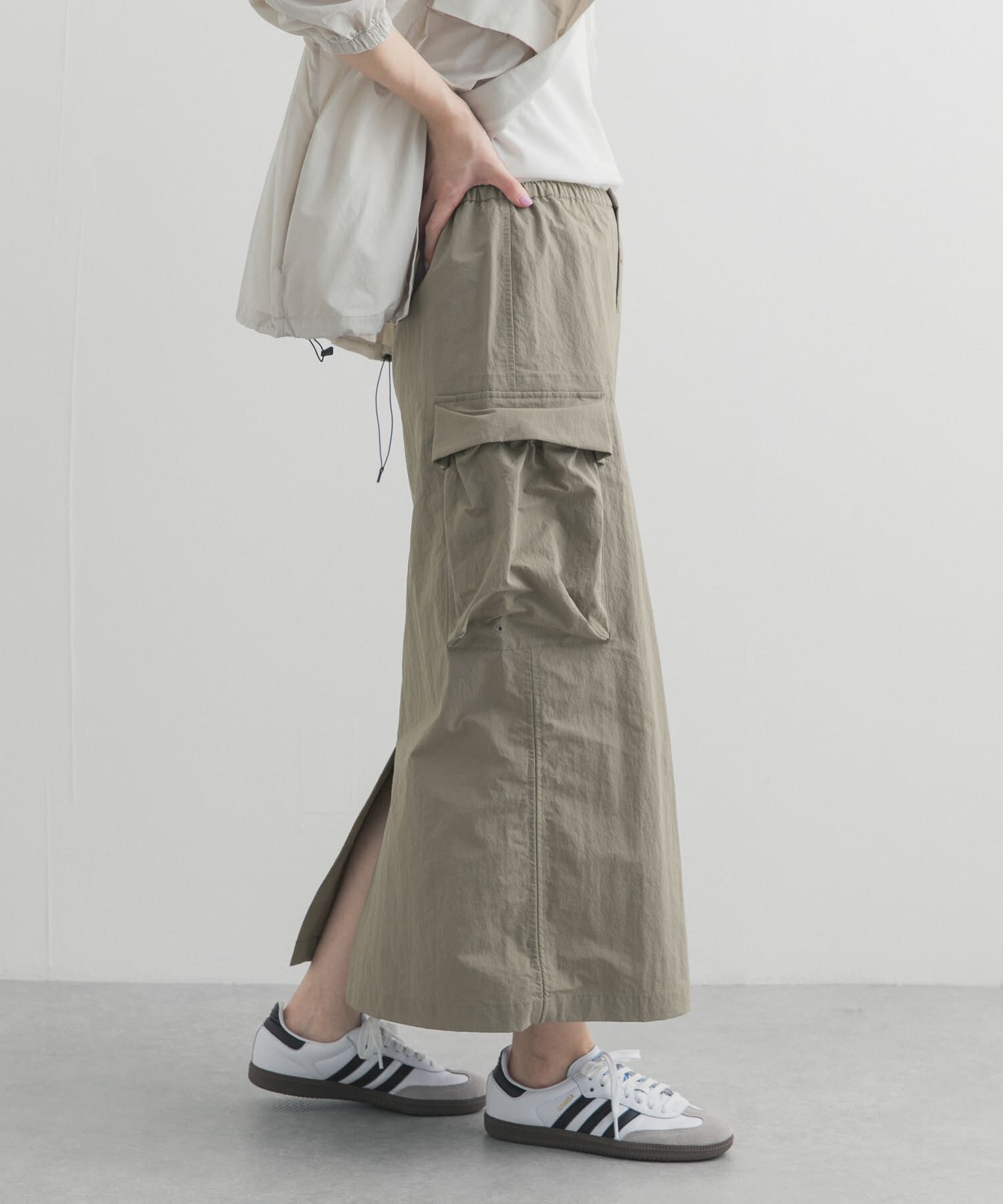 URBAN RESEARCH DOORS「『別注』Snow Peak Apparel&times;DOORS　 NYLON WASHER SKIRT」|スカート|