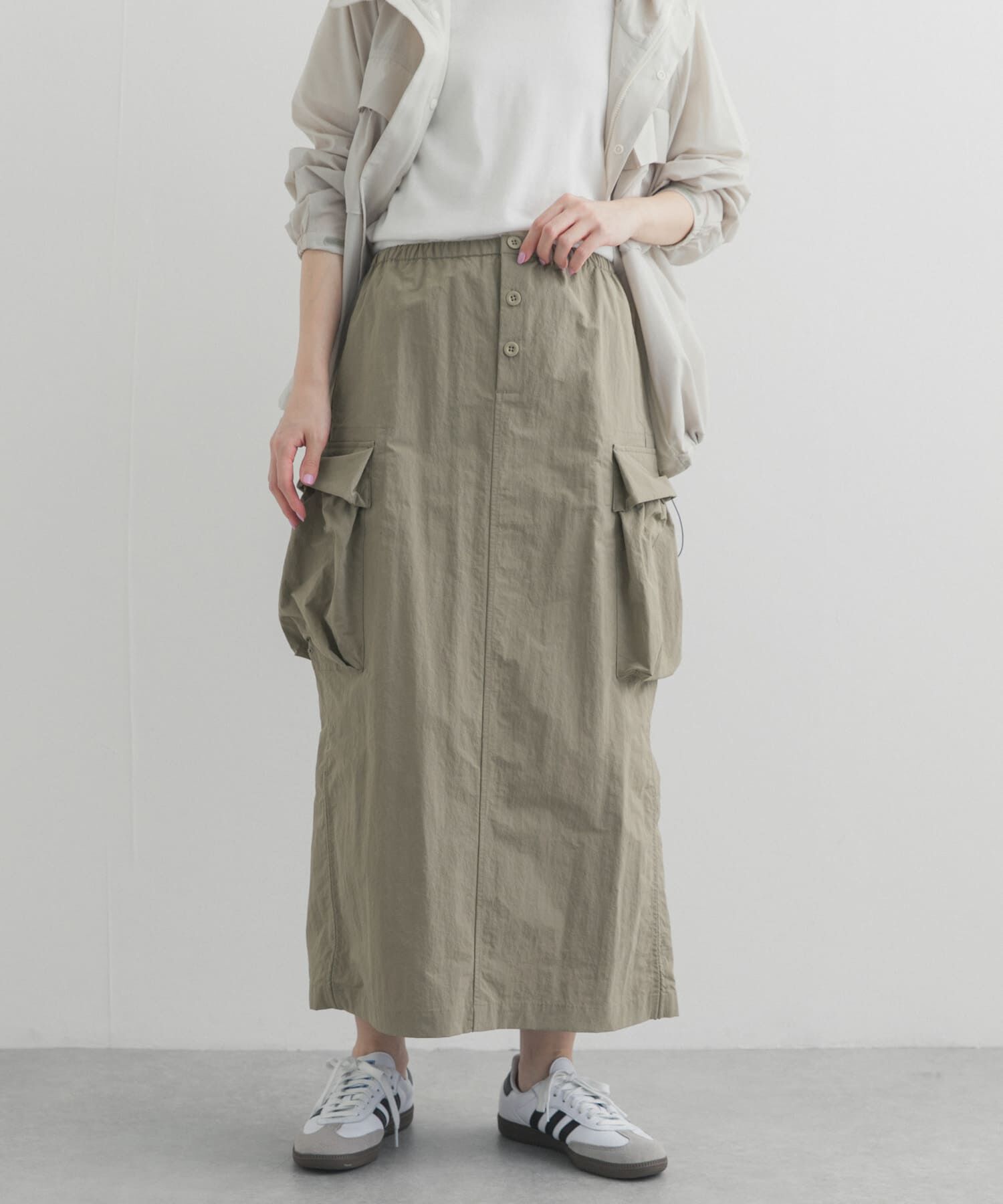 URBAN RESEARCH DOORS「『別注』Snow Peak Apparel&times;DOORS　 NYLON WASHER SKIRT」|スカート|