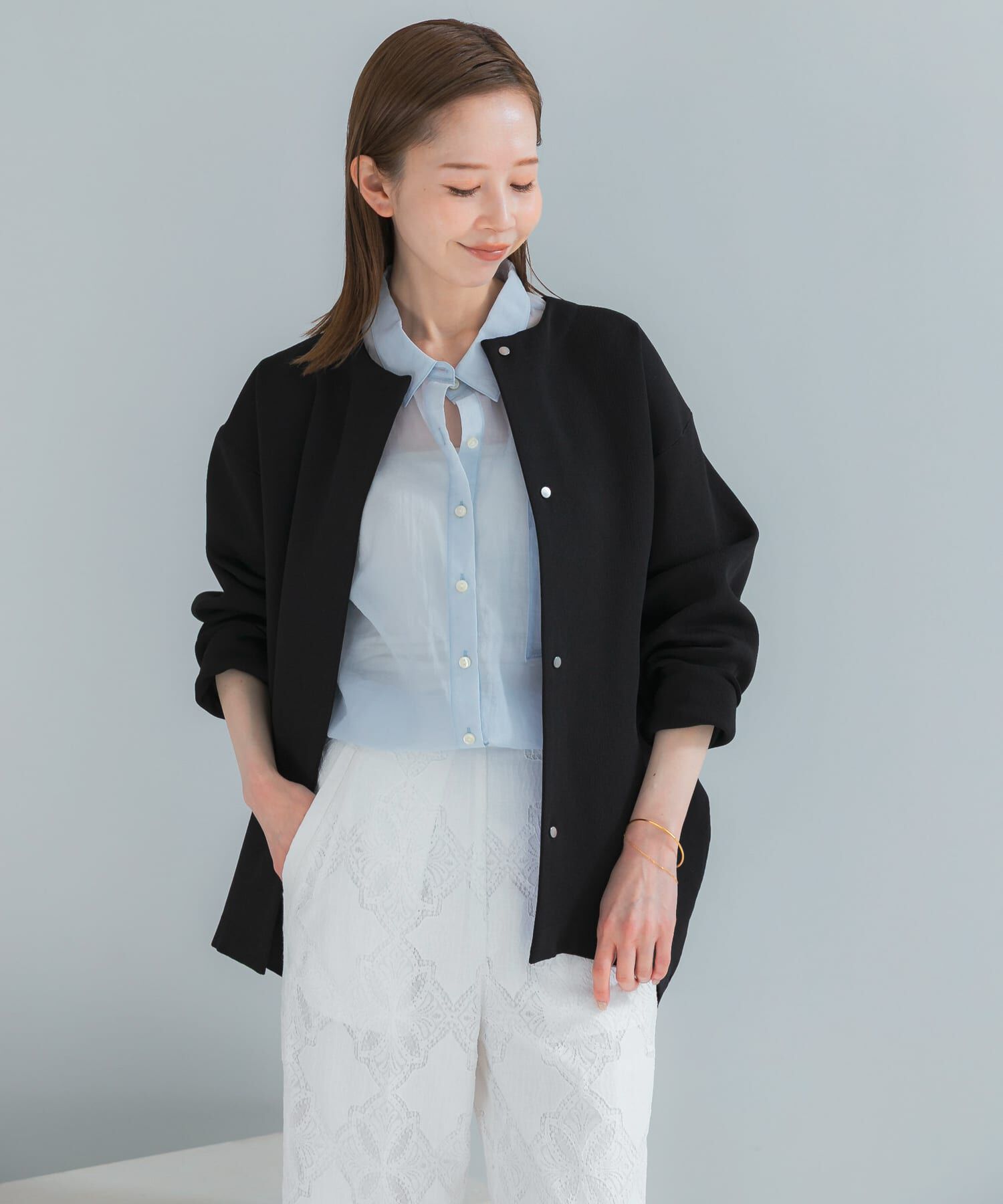URBAN RESEARCH ROSSO「ELENDEEK　COCOON FORM  CARDIGAN」|カーディガン|
