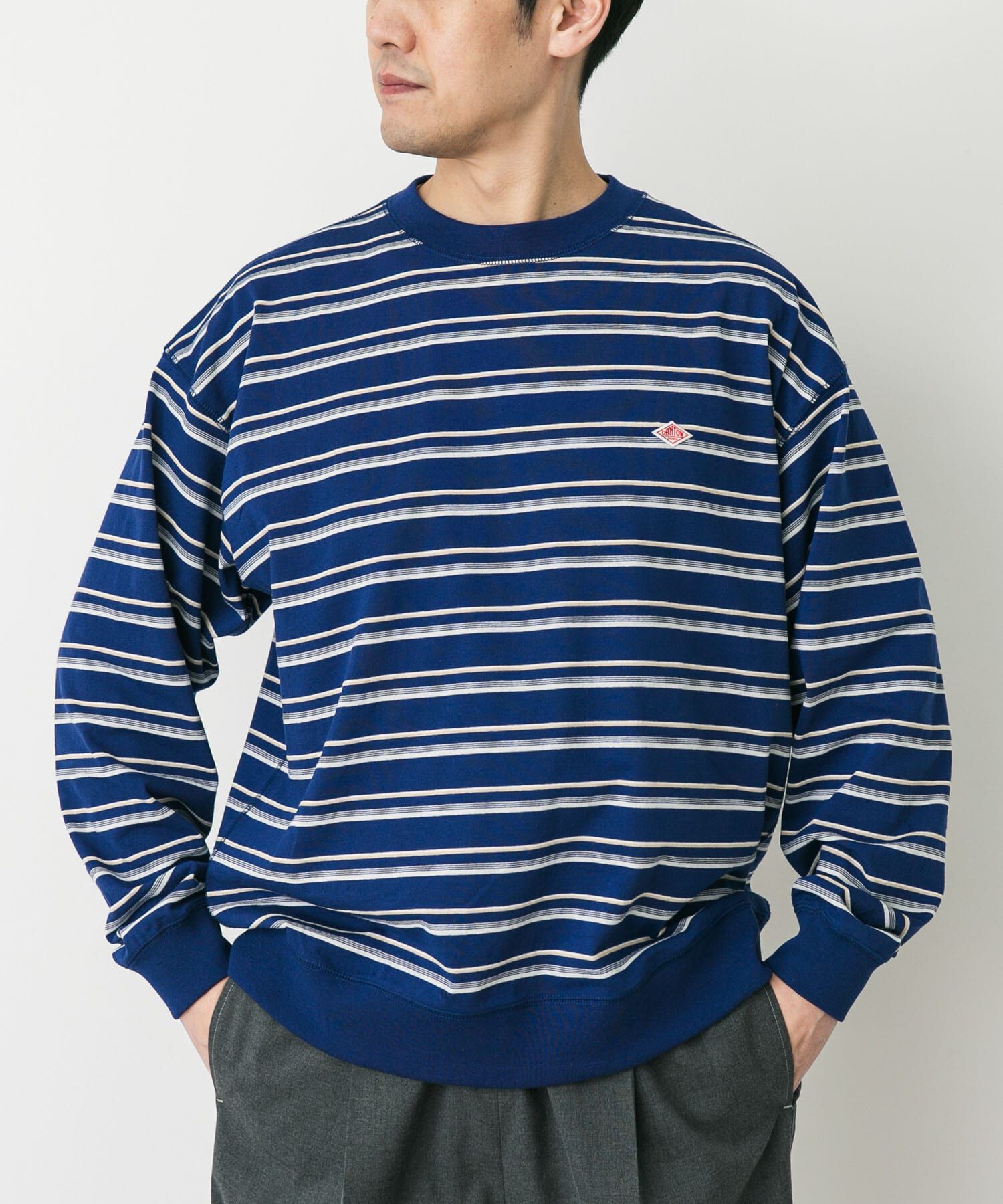 URBAN RESEARCH DOORS「DANTON　SWEAT T-SHIRTS」|スウェット・ジャージ|ブルー系その他