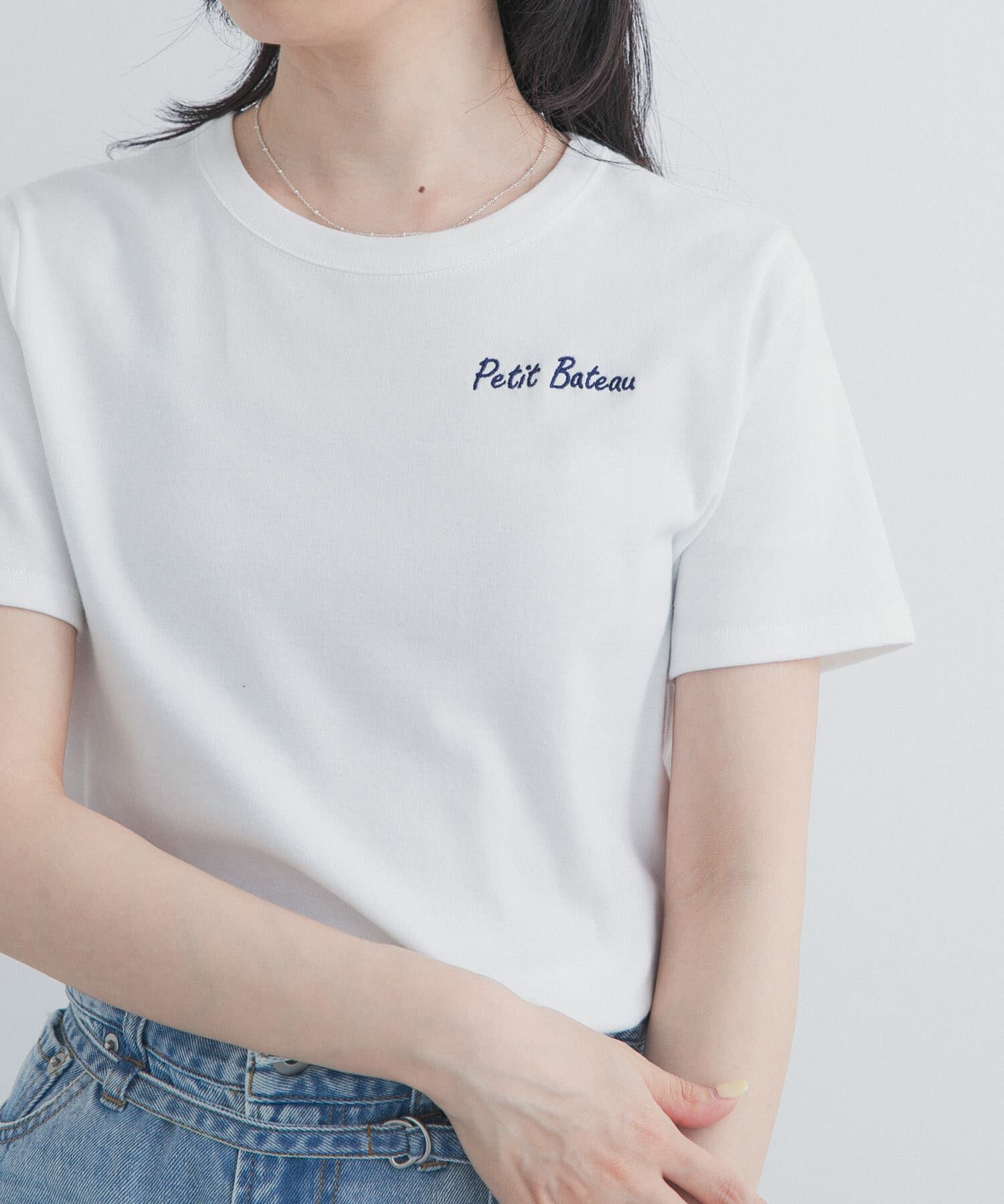 URBAN RESEARCH DOORS「『別注』PETIT BATEAU&times;DOORS　EMBROIDERYT-SHIRTSCU」|Tシャツ・カットソー|