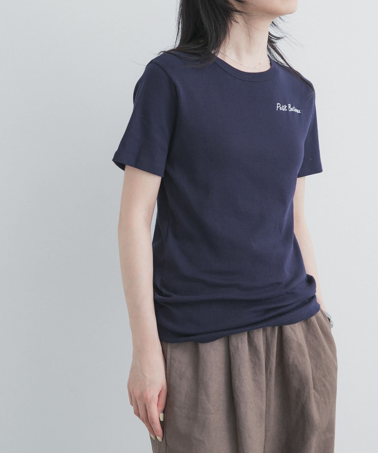 URBAN RESEARCH DOORS「『別注』PETIT BATEAU&times;DOORS　EMBROIDERYT-SHIRTSCU」|Tシャツ・カットソー|